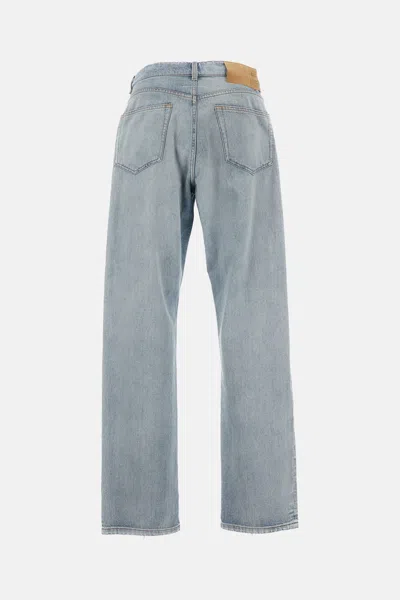 Mm6 Maison Margiela Used Effect Jeans In Gray