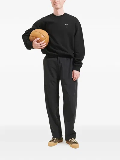 Forét Posy Embroidered Sweatshirt In Black