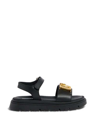 Dsquared2 Logo-detail Sandals In Multi
