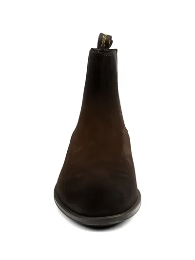 Doucal's Brown Suede Ankle Boot In Multi