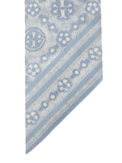 Tory Burch Pattern Silk Scarf In Multi