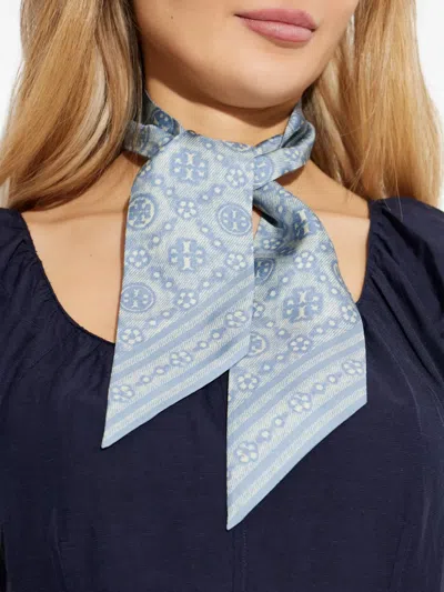 Tory Burch Pattern Silk Scarf In Multi