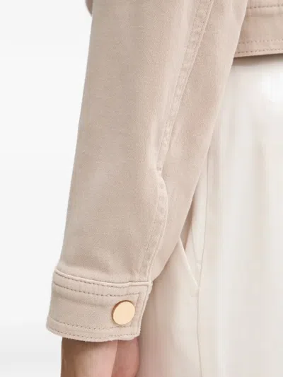 Marc Aurel Buttoned Pocket Jacket In Neutral