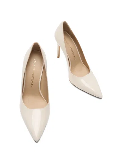 Stuart Weitzman Pointed-toe Pumps In Neutral