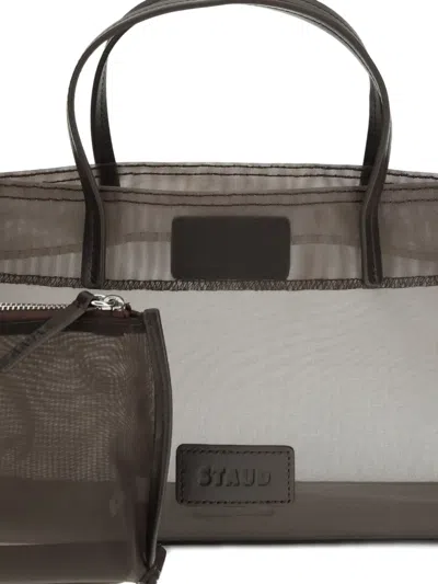 Staud Christos Mini Mesh Nylon Bag In Pattern