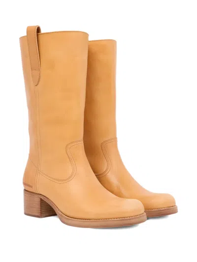 Dsquared2 Pull-tab Boots In Brown