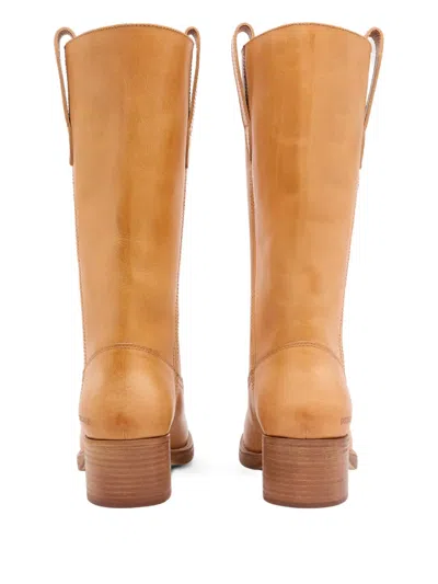 Dsquared2 Pull-tab Boots In Brown