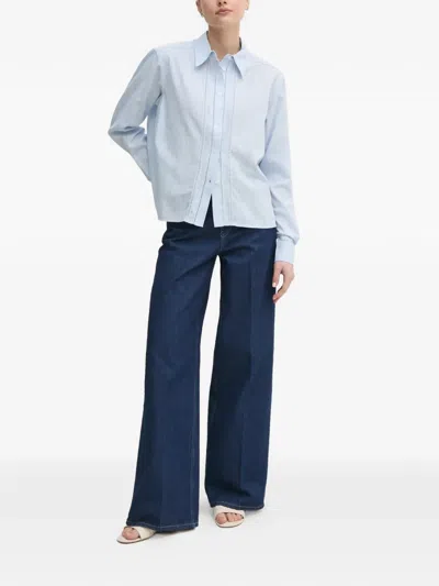 Mos Mosh Button-down Shirt In Blue