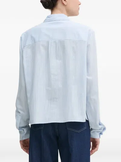 Mos Mosh Button-down Shirt In Blue