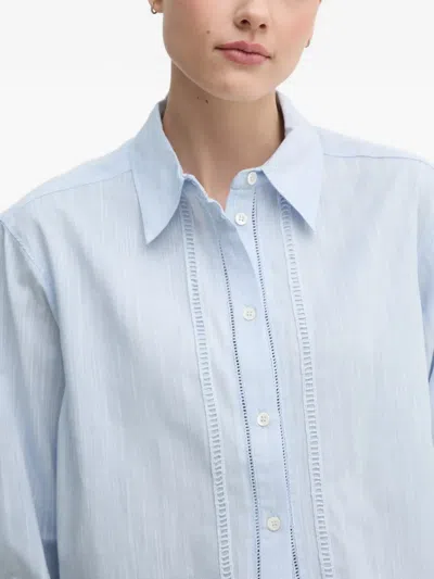 Mos Mosh Button-down Shirt In Blue