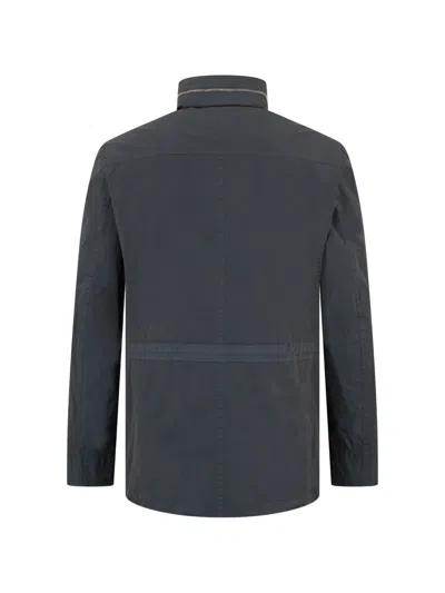 Moorer Flap-pocket Jacket In Blue