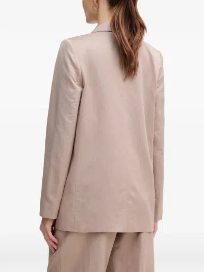 Marc Aurel Button-up Blazer In Neutral