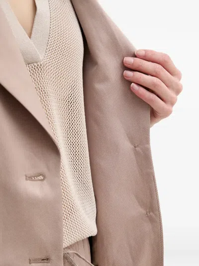 Marc Aurel Button-up Blazer In Neutral