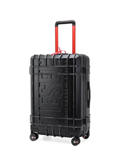Diesel Medium Embossed-logo Trolley In Black