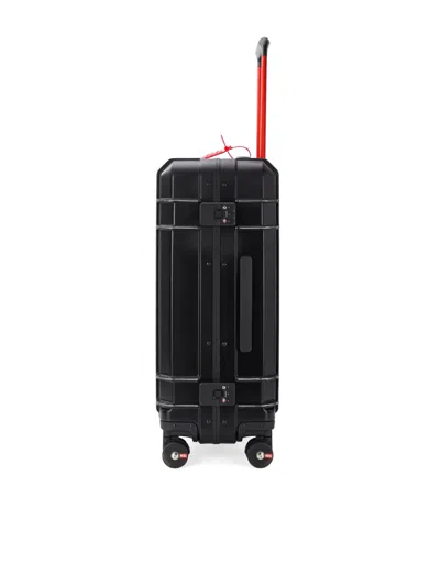 Diesel Medium Embossed-logo Trolley In Black