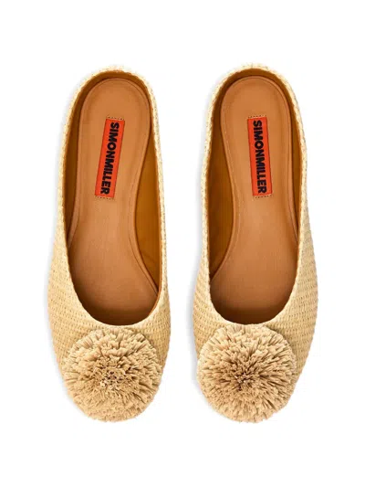 Simon Miller Riad Mules In Neutral