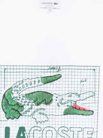 Lacoste Logo-print T-shirt In White