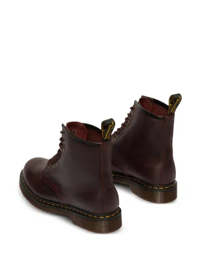Dr. Martens Man Ankle Boots Chocolate Brown Size 10.5 Leather In Brown
