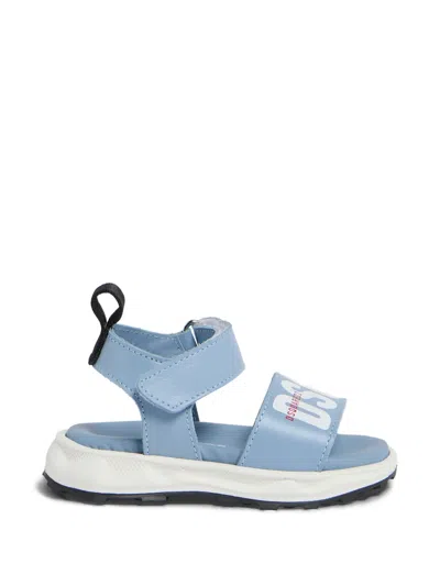 Dsquared2 Logo-strap Sandals In Blue