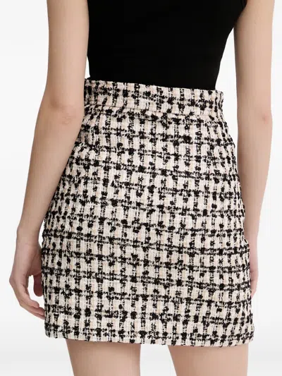 Joop Scara Button Checked Skirt In Multi