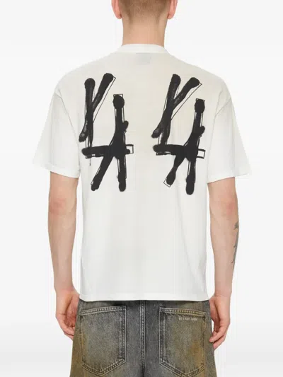 44 Label Group Jersey T-shirt In White