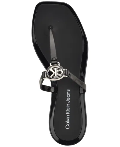 Calvin Klein Ellye Sandal In Black