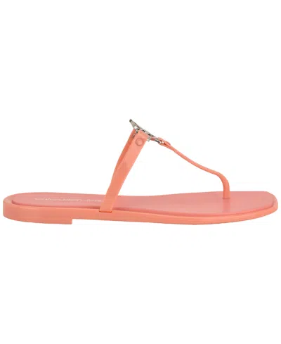Calvin Klein Ellye Sandal In Pink