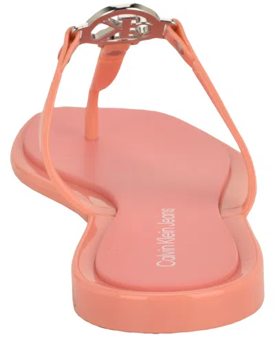 Calvin Klein Ellye Sandal In Pink