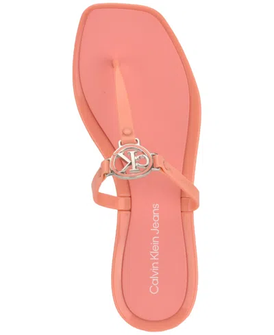 Calvin Klein Ellye Sandal In Pink