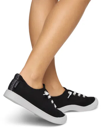 Roxy Bayshore Plus Slipon Sneaker In Black