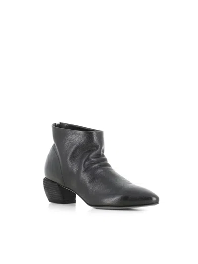 Officine Creative Severine/008 Leather Ankle Boot In Black