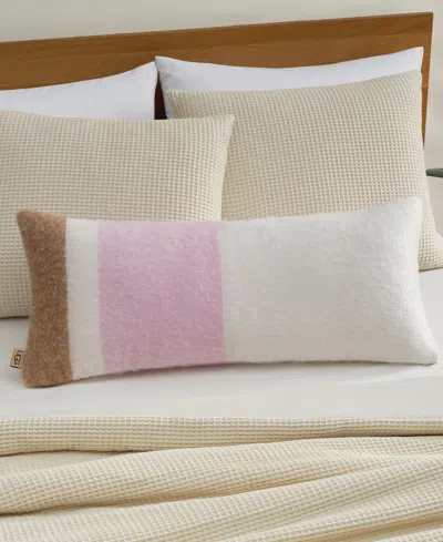 Ugg Simona Faux Mohair Bolster Pillow, 14" X 36" In Multi