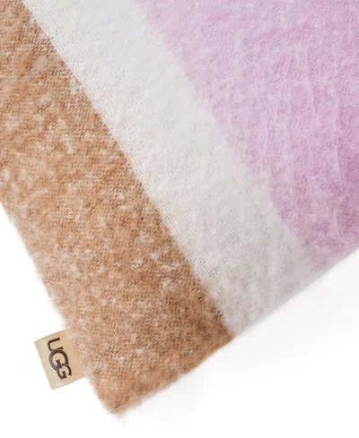 Ugg Simona Faux Mohair Bolster Pillow, 14" X 36" In Multi