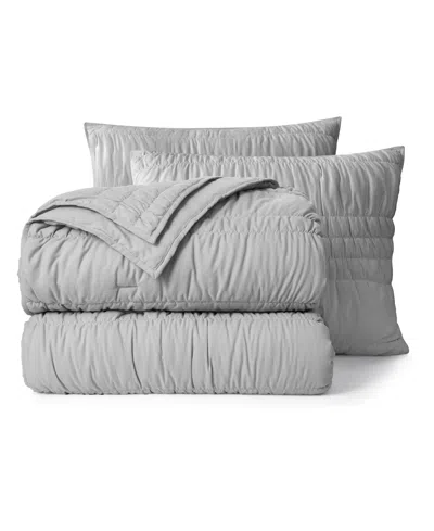 Ugg Devon Tide Ruched 3-pc. Comforter Set, Full/queen In Multi