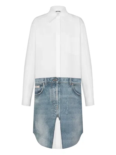 分层式中长连衣裙