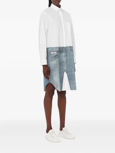 分层式中长连衣裙