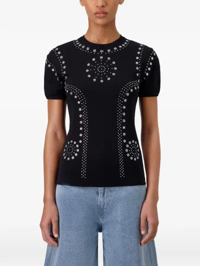 Coperni Mantra Graphic Print T-shirt In Black
