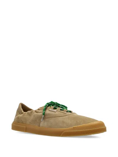 Moncler Biscuit Suede Vera Leisure Sneakers In Brown