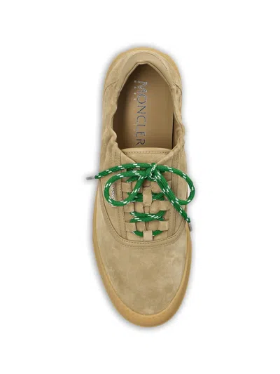Moncler Biscuit Suede Vera Leisure Sneakers In Brown