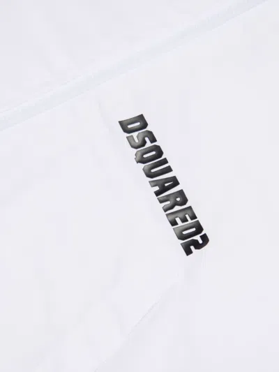Dsquared2 Hooded Jacket In White