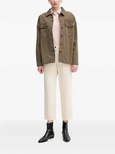 Mos Mosh Buttoned Shirt In Brown