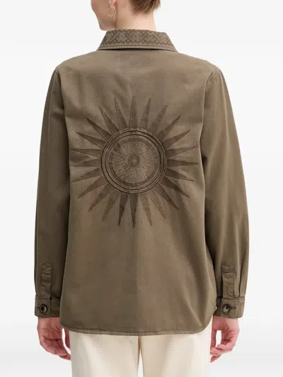 Mos Mosh Buttoned Shirt In Brown