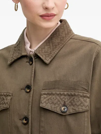 Mos Mosh Buttoned Shirt In Brown