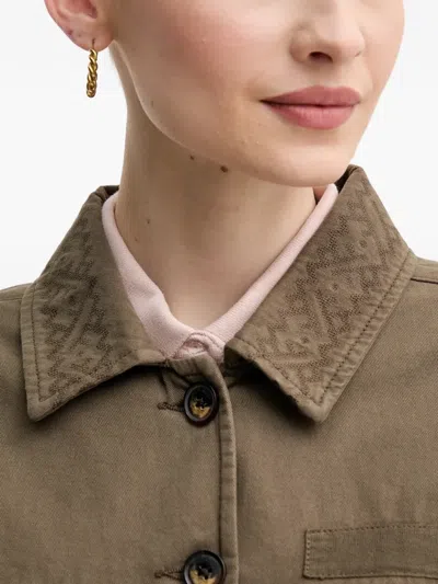 Mos Mosh Buttoned Shirt In Brown