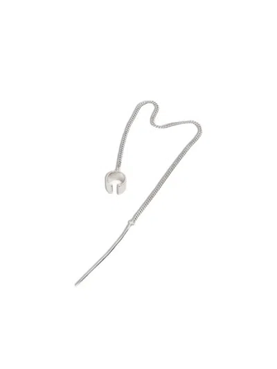 Dsquared2 Pierce Me Earring In Silver