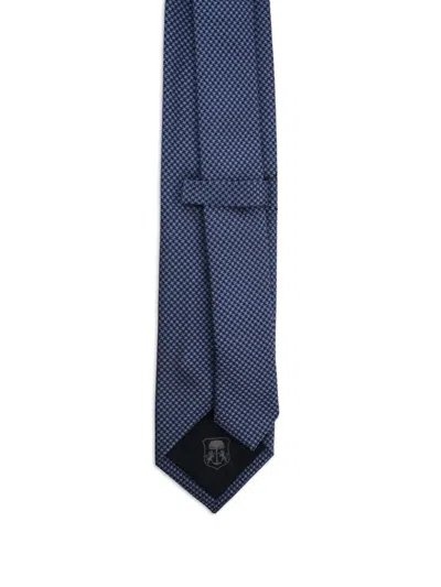 Corneliani Patterned Tie In Blue
