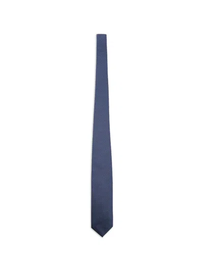 Corneliani Patterned Tie In Blue