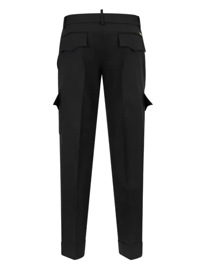 Dsquared2 Cargo Trousers In Black