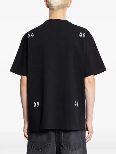 44 Label Group Jersey T-shirt In Black