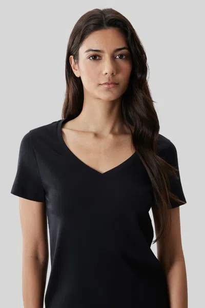 Robert Barakett The Barakett Women's V Tee In Black